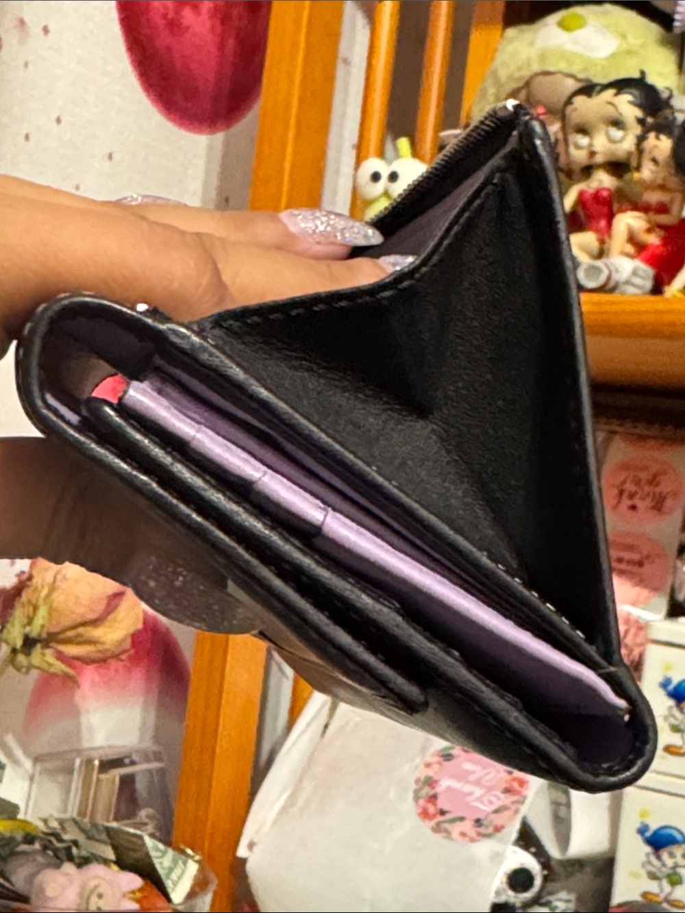 Coach Black Leather Continental Wallet - Picture 14 of 14